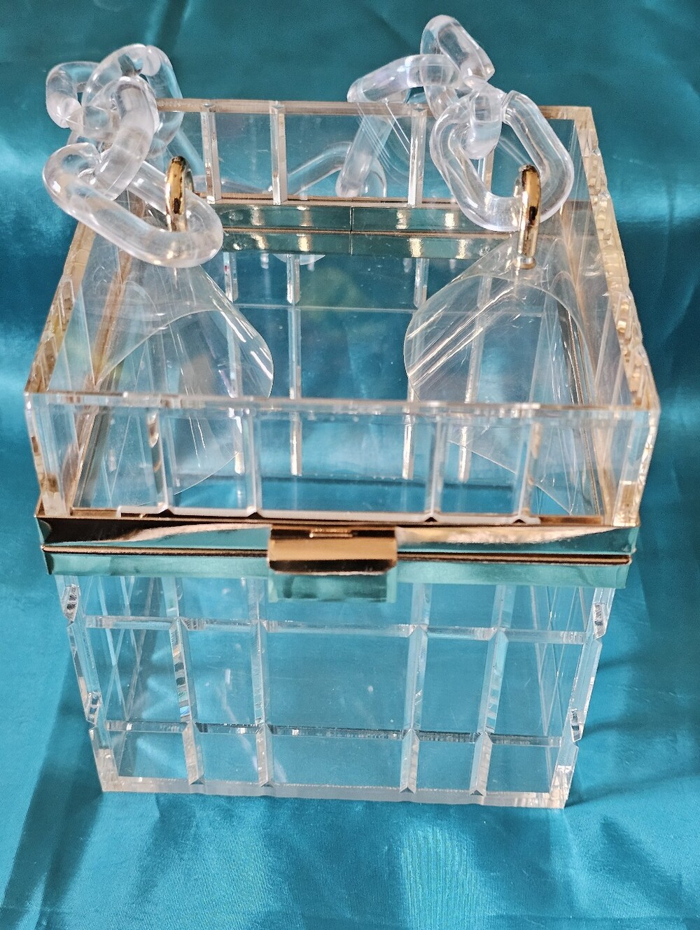 Clear Square Purse  Box - Picture 8 of 8